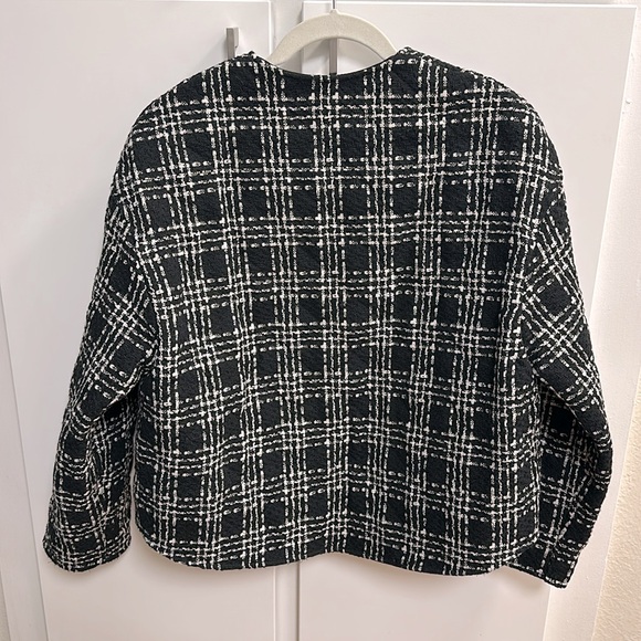 ZARA Tweed Quilted Lady Jacket - Picture 6 of 9